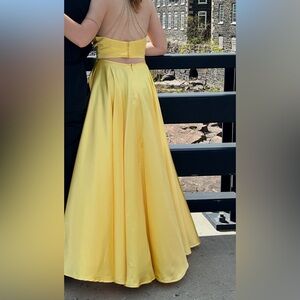 Elegant Yellow Gown